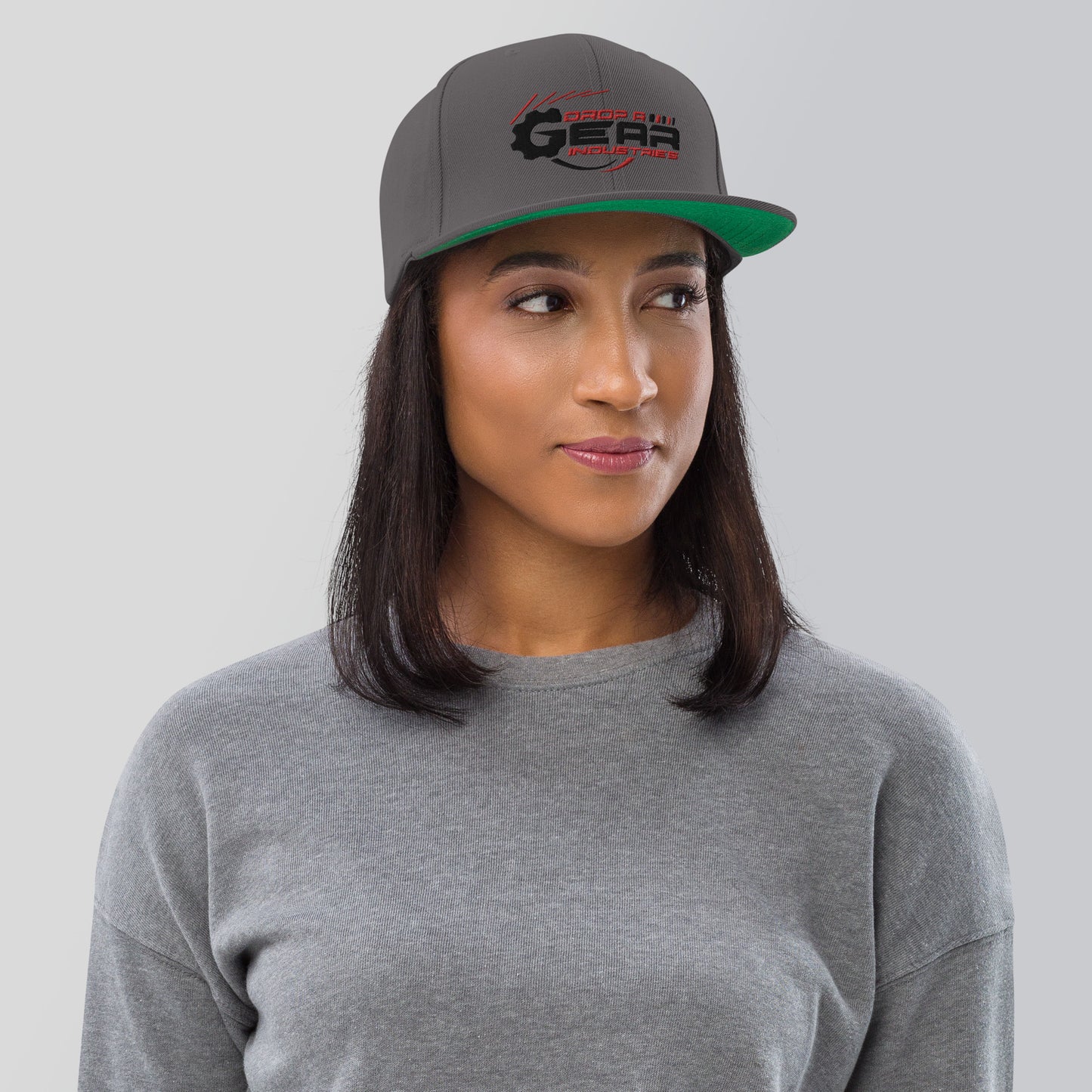 Drop A Gear logo Snapback Hat