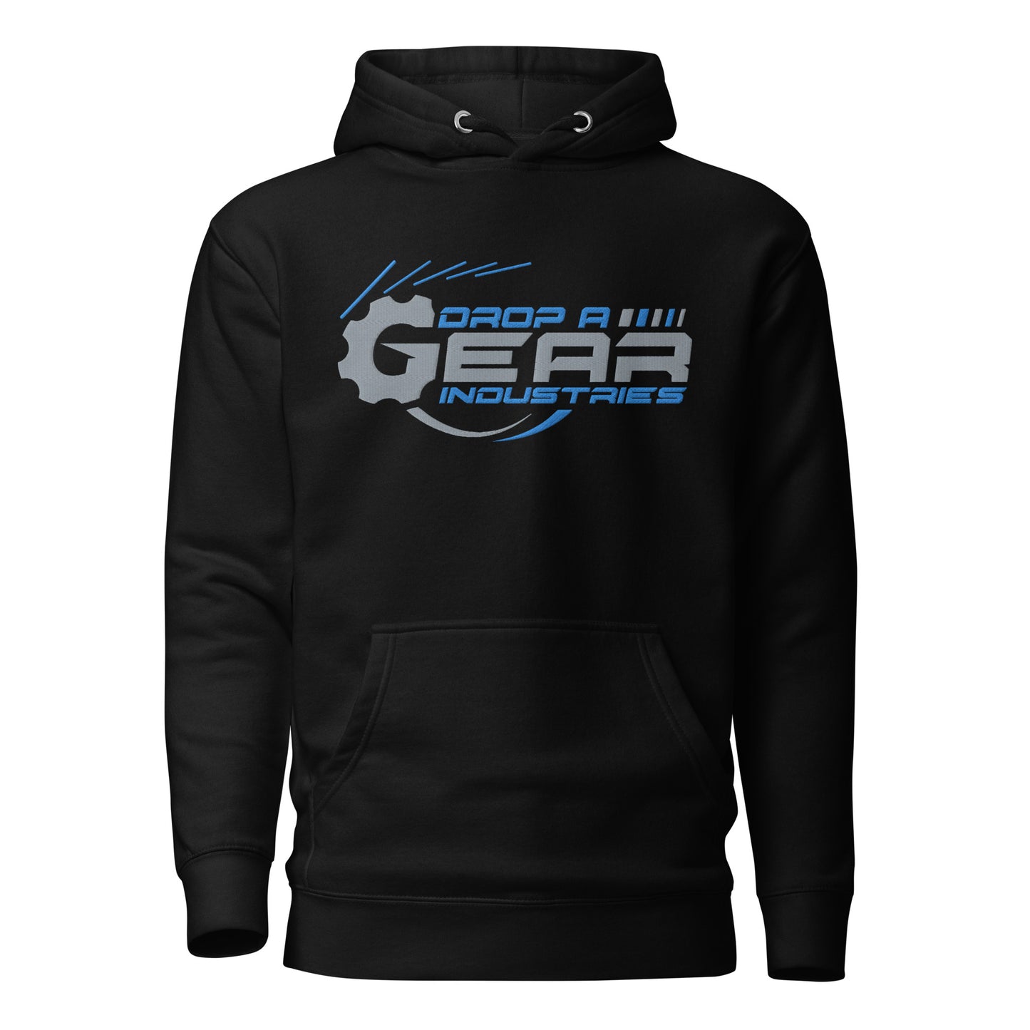 Embroidered Drop A Gear logo Hoodie Ice Cold