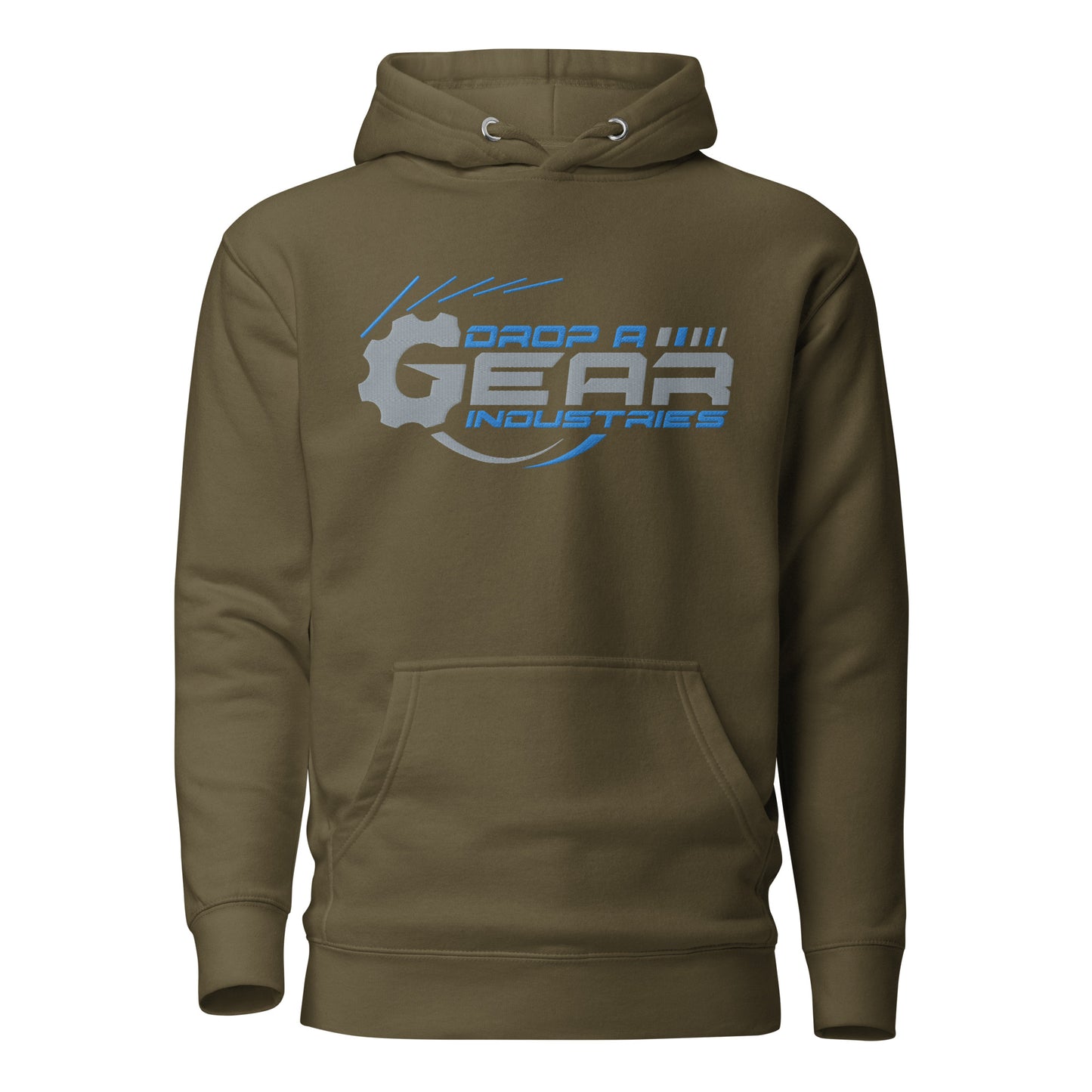 Embroidered Drop A Gear logo Hoodie Ice Cold